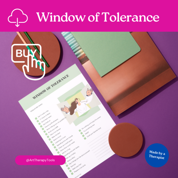 Printable PDF. Worksheets: "Tolerance Window". Management of HyperArousal and HypoArousal states - immagine 8